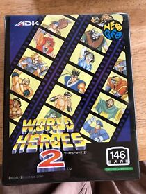 WORLD HEROES 2 Ref 1108 NEO GEO AES FREE SHIPPING SNK