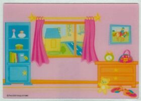 LEGO 5940 - Plastic Backdrop, Belville Doll House - Bedroom
