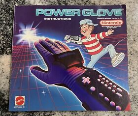 Original Nintendo NES POWER GLOVE Video Game Instruction Manual Booklet ONLY