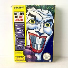 Batman: Return Of The Joker + Box - Nintendo NES - Tested & Working