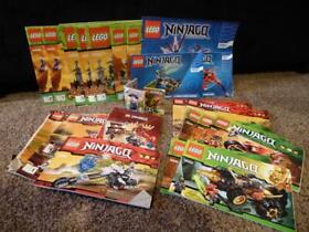 23-Lego Nijago Instruction Books Manual Only Lot 9450 9449 70725 9448 2263 9441