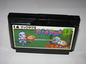 Dig Dug II Famicom NES Japan import US Seller