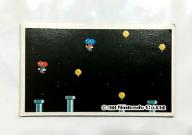 (Game Item) Menko, Famicom, Balloon Fight, 1984, Retro, Amada, Nintendo, Card.