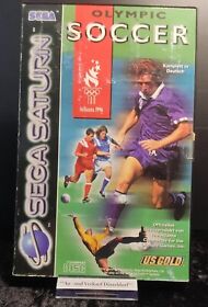 Sega Saturn Spiel : Olympic Soccer auf deutsch -komplett -  CD + Anleitung