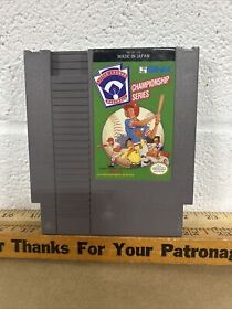 Little League Championship Baseball Authentic Nintendo NES Game - Tested & Works