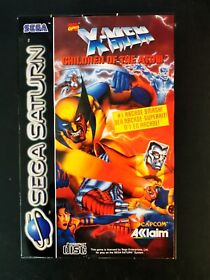 X-Men Children of the Atom Sega Saturn CIB with Manual Marvel Comics