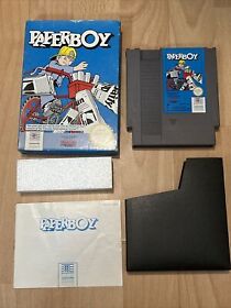 PAPERBOY game for NINTENDO NES. Boxed with Manual.  UK PAL A.  Nice Condition.