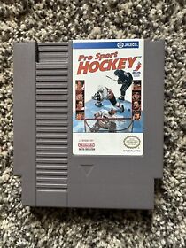 Pro Sport Hockey Jaleco Nintendo Entertainment System NES Authentic TESTED PHOTO