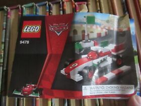 Lego City 9478 Cars Francesco Bernoulli instruction book/manual only 