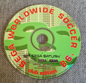 Sega Saturn Game Sega Worldwide Soccer 98 Club Edition Disc Only