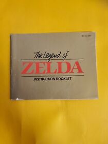 The Legend of Zelda Nintendo NES Manual- 1987- REV-A Circle Logo