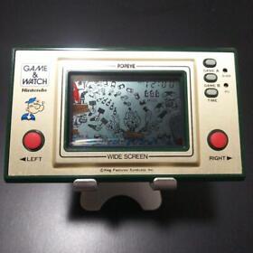 Popeye Game Watch Nintendo action game anorama Tabletop alarm from Japan