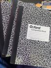 3)—Oxford Composition Notebooks, College Ruled Paper, 9-3/4