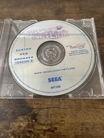 Sega Saturn Net Link Netlink CD - Custom Web Browser Disc Only- AUTHENTIC VER 2