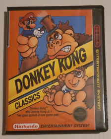 Donkey Kong Classics CASE ONLY Nintendo NES Box BEST QUALITY AVAILABLE