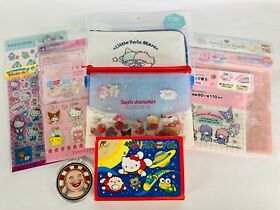SANRIO CARNIVAL w/Letter set Zip bag Sticker etc Famicom Nintendo Japan Kitty