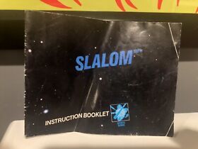 Slalom (Nintendo NES) Instruction Manual Booklet ONLY