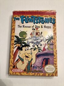 The Flintstones: The Rescue of Dino & Hoppy Nintendo NES Caja Solo Excelente Forma