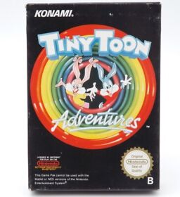 Tiny Toon Adventures (Nintendo NES) gioco i. IMBALLO ORIGINALE - MOLTO BUONO
