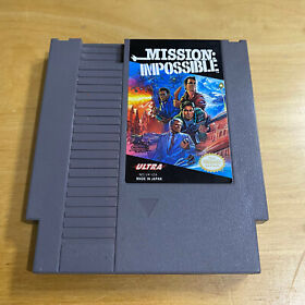 Nintendo NES Game NTSC USA - U4-USA - Mission Impossible