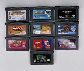 Lot Of 10 Gameboy Advance Games GBA Game Lot