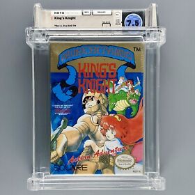 NES King's Knight (1985) Nintendo Sealed WaTa 7.5 Complete CIB New Unopened