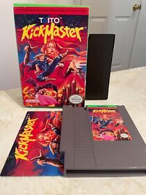 Kick Master (Nintendo Entertainment System, 1992) NES CIB Complete TESTED