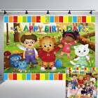 Daniel Tiger's Party Supplies Birthday Decor Backdrop Banner Background 7x5ft