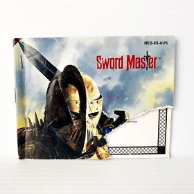 Genuine Sword Master Manual ONLY - Nintendo NES - Free Postage