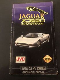 jaguar xj220 sega cd Manual