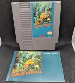 Super Pitfall (Nintendo NES, 1987)  With Players Guide Manual