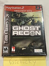 Tom Clancy's Ghost Recon GH (PS2 Playstation 2) NEW SEALED Y-FOLD, MINT!