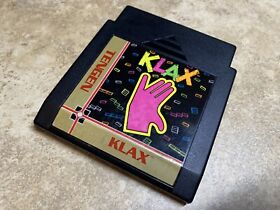 KLAX - Authentic Nintendo NES Game Tengen Black Cartridge