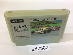 ad2500 F1 Race NES Famicom Japan