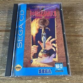 Double Switch (Sega CD, 1993) Complete Game Case Manual Registration Tested
