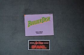 ₪ PAS DE JEU ₪ Notice seule pour Nintendo NES - Boulder Dash - FAH FRA