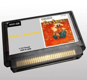 Famicon Gun Smoke Nintendo 8-bit Game Cartridge NES Vintage Game Cartridge