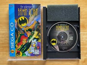 The Adventures of Batman and Robin Sega CD 1995 Complete Rare Minty!