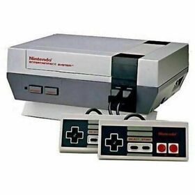 Juego de acción para el hogar Nintendo NES - blanco/gris con 2 controladores
