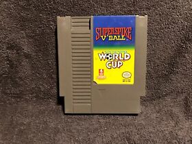 SUPER SPIKE V' BALL / NINTENDO WORLD CUP for the NES CLEANED, TESTED, AUTHENTIC