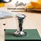 51MM Espresso Coffee Tamper 304 Stainless Steel Press Fits Delonghi Protafilter