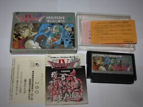 Dragon Quest IV 4 Famicom NES Japan import boxed +manual complete US Seller