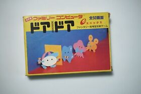 Famicom Door Door boxed Japan FC game US Seller