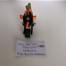 LEGO Agents: Gold Tooth's Getaway Motorcycle W/ Gold Tooth Agent Only (8967)