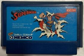 SUPERMAN NES FC Nintendo Famicom Japanese Version