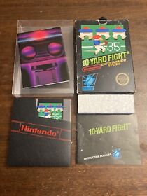 10-Yard Fight - Gloss Sticker (Nintendo NES) Complete - Tested - Authentic
