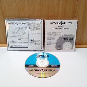 Photo CD Operator Sega Saturn Authentic Japan Import Complete
