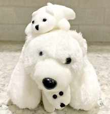Polar Bear Plush Stuffed Animal Lot Mom Cubs Bears National Wildlife Federation