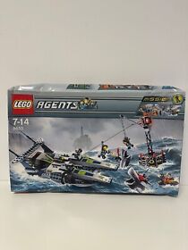 LEGO® Agents Set 8633 Mission 4: Speedboat Rescue New & Sealed