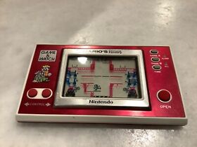 Nintendo Game and Watch Mario's Cement Factory 1983 Vintage Works Great!!!